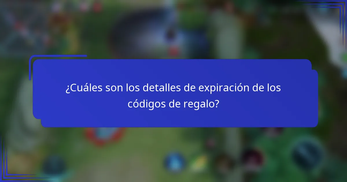 ¿Cuáles son los detalles de expiración de los códigos de regalo?